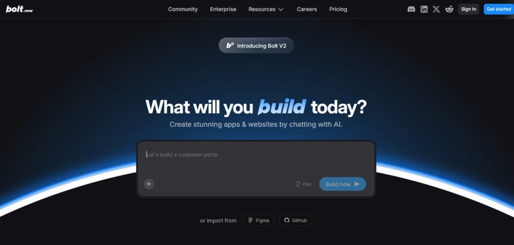 Bolt.new Review 2025 featured image showing the browser-based AI coding agent interface vs local IDE
