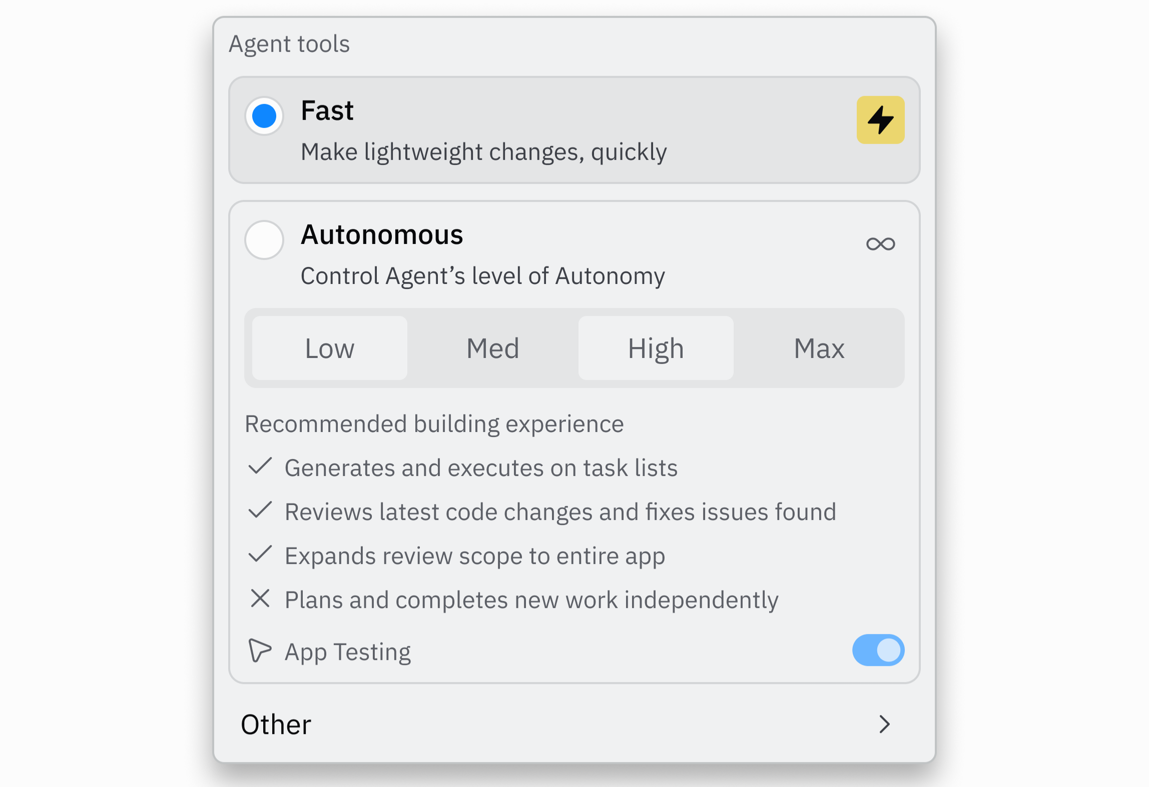 Fast_mode_agent_tools