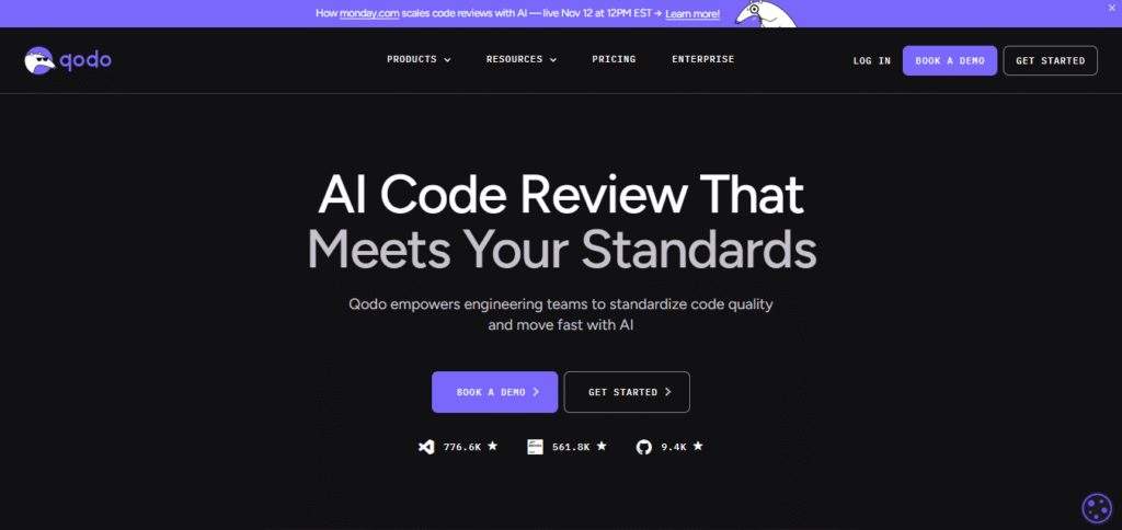 Homepage Qodo AI