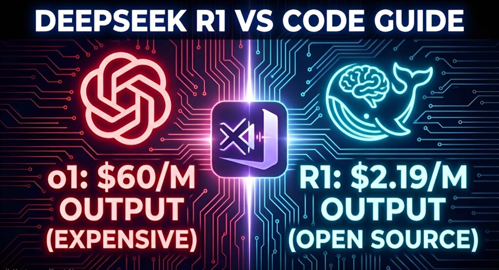 DeepSeek R1 VS Code Setup Guide Comparison Image